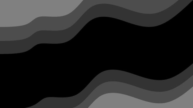 Layered abstract waves in grayscale tones, ideal for backgrounds, branding, packaging, or modern design inspired by topographic and fluid motion themes. vector