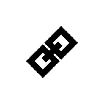 Bold Solid Link Black Icon for URL, Online, and Digital Interface vector