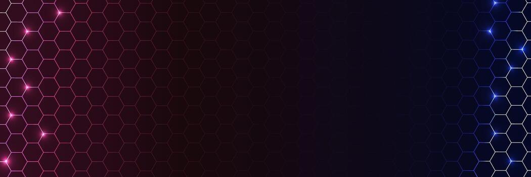 resumen futurista hexágono fondo, realista púrpura bg con panal para digital tecnología, juego gráficos, medicamento, ciencia, tecnología, biografía vector