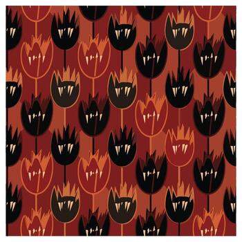 A seamless halloween pattern with a mysterious vibe, this creepy pattern is a festive design for a spooky background or invitation clip art vector
