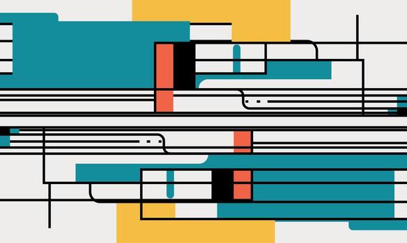 Flat Monochrome Background with Minimal Style vector