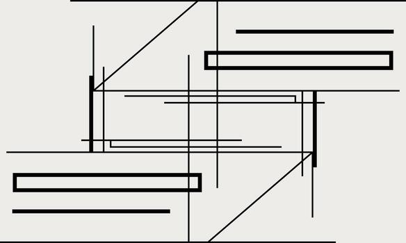 Flat Technology Background with Digital Vibe vector