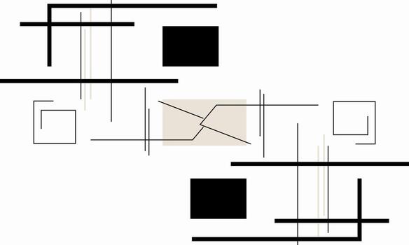 Minimal Flat Design Background with Abstract Layout vector