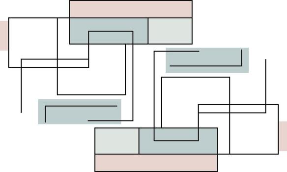 Flat Minimalist Background for Digital and Print Media vector