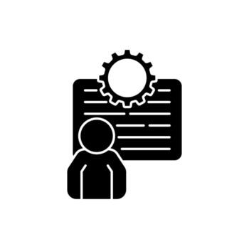 icono un tutoría programa, aislado en contra un limpiar antecedentes. vector