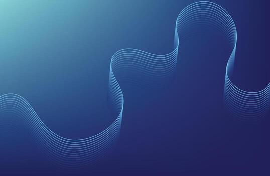 azul ola resumen antecedentes moderno degradado fluir línea diseño vector