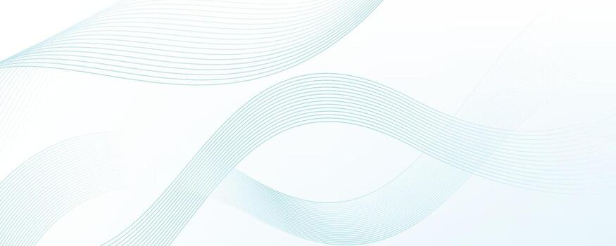 Abstract light cyan wave background modern soft minimal gradient design vector