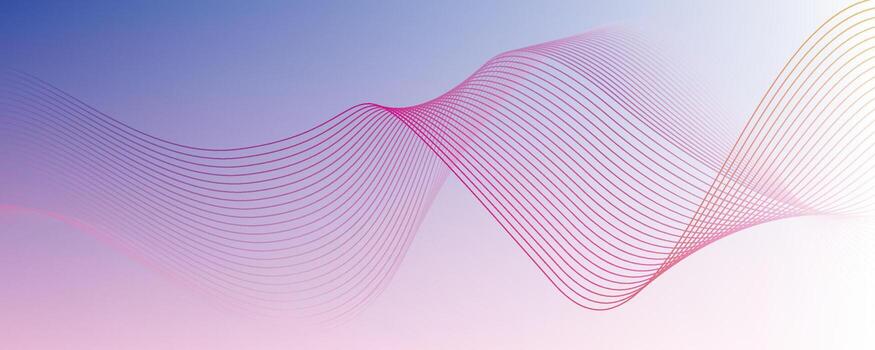 resumen azul rosado degradado ola antecedentes moderno suave vistoso diseño vector