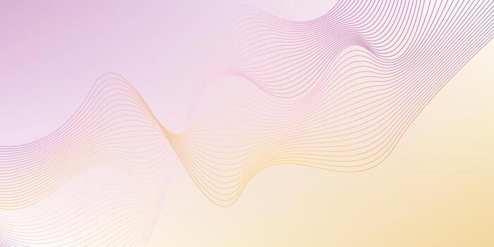resumen rosado amarillo degradado ola antecedentes moderno suave vistoso diseño vector
