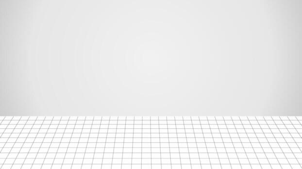 resumen vacío espacio con perspectiva cuadrícula piso y suave degradado pared para digital diseño vector