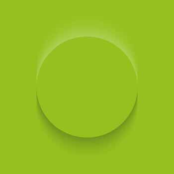 Green Circle Button Style Graphic Element Round Badge Illustration vector