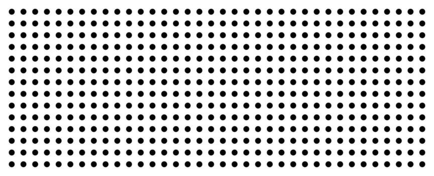sin costura negro y blanco polca punto fondo, parecido a cuadrícula papel o un blanco cuaderno . vector