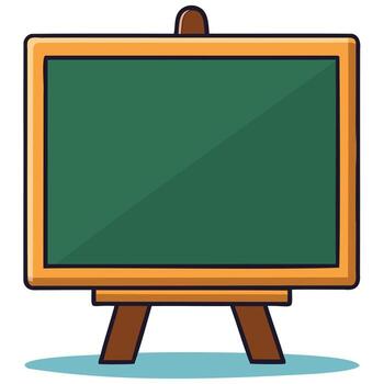 Hyper Realistic School Blackboard Frame Texture Digital Display Art vector