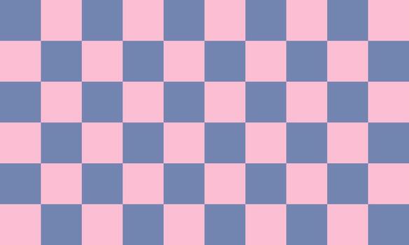Checkered pattern background with pink and blue color. vector