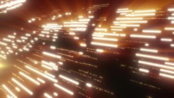 astratto arancia raggiante digitale carta geografica con leggero striature e raggi simboleggiante dati velocità e connettività video