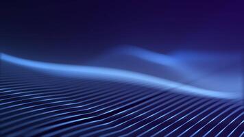astratto blu onda modello con un' pendenza sfondo. video