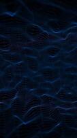 Abstract blue digital network video