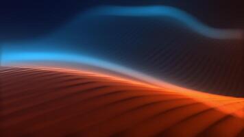 Abstract lines with blue and orange gradient video