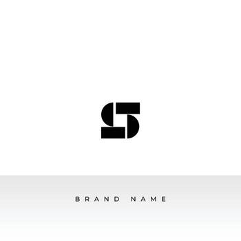 resumen inicial letra s logo. s letra creativo caja estilo aislado en doble antecedentes. plano logo diseño modelo elemento usable para negocio y marca logotipos vector