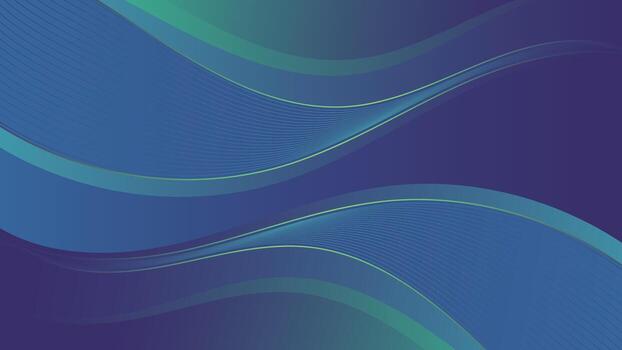 Stylish abstract blue wave background featuring smooth curved lines and gradient shades, ideal for business, corporate, technology, presentation, and modern digital design vector