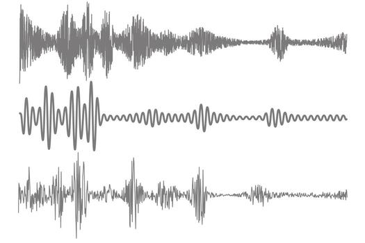 Sound audio wave. Music voice and radio frequency lines. Graphic equalizer and digital volum illustration. Abstract pulse vector