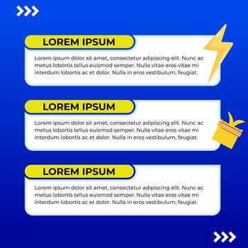 Modern business banner template with creative text layout for marketing projects vector