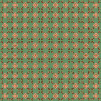 A green and red pattern with small squares vector