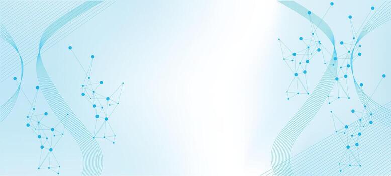 azul resumen tecnología red antecedentes con líneas vector