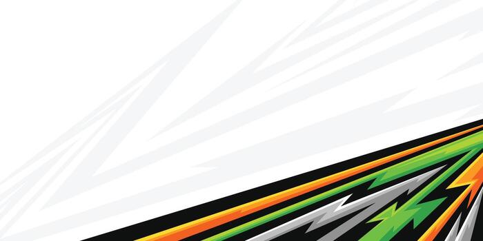 Stylish sports background with geometric sharp line vector