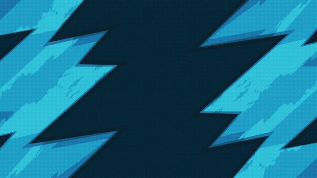 Dynamic Blue Abstract Banner Background with Bold Shapes and Halftone Texture vector