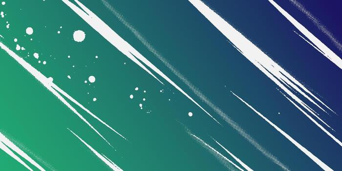 Abstract Gradient Background with White Brush Strokes and Dots. vector