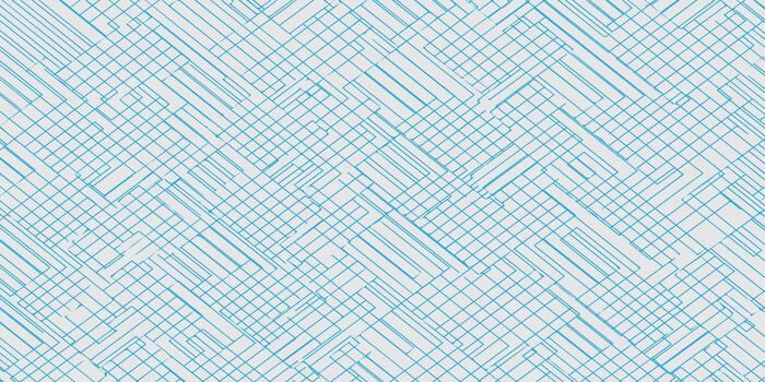 Abstract Blue Lines Pattern on White Background Geometric Grid Design. vector