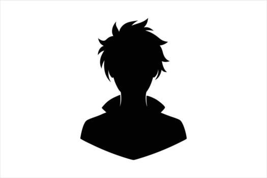 crear yo un avatar perfil en blanco antecedentes vector