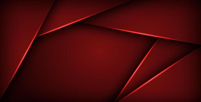 red geometric triangle background overlap layer on black space for text and background design.. . vector