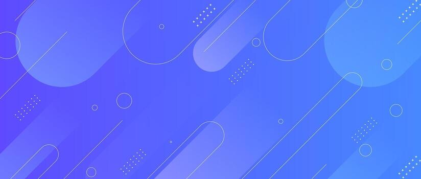 Blue abstract background with circle elements and gradient tones vector