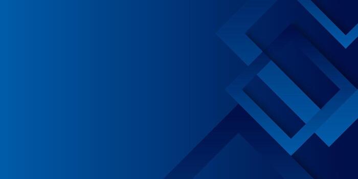 Blue geometric background with overlapping square shapes and gradient style, modern and tech feel. vector