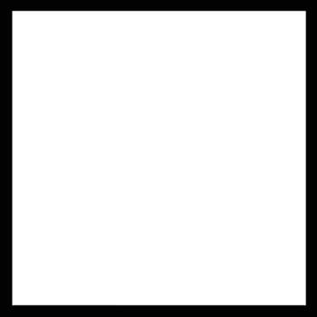 Black square frame with white background vector