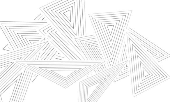 gris lineal triangulos resumen geométrico tecnología antecedentes vector