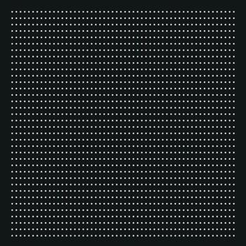 Modern dotted halftone pattern background with white small dots on dark surface vector