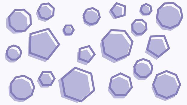 r4K landscape abstact background with geometric memphis icons with base color coming out of the line vector