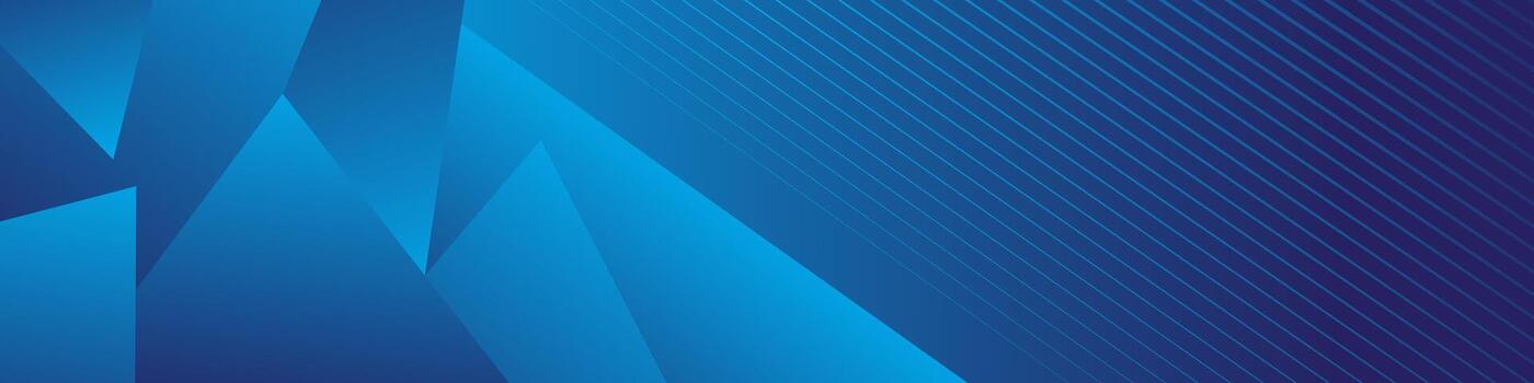 Modern blue gradient geometric shape abstract background design vector