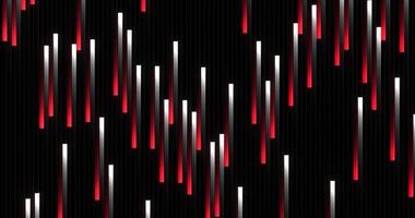 neon ljus strömma i mörk bakgrund slinga animerad video