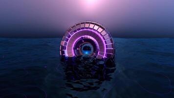 ciencia ficción turbina movimiento antecedentes lazo animado video