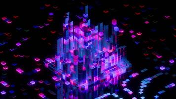 audio frecuencia visualizador un dinámica digital sonido ola monitor lazo video