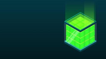 isometrisk databas animation. isometrisk trogen server. stor data isometrisk. moln datoranvändning och fil moln lagring. isometrisk. 4k animerad i isometrisk stil video