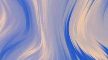 Abstract flowing blue and cream waves smooth gradient background gentle motion fluid curves soft video