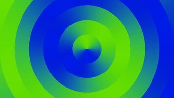 blu e verde astratto minimalista cerchi sfondo vj ciclo continuo nel 4k video
