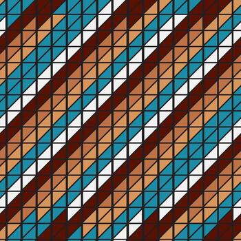retro estilo diagonal rayas y angular formas edredón bloques diseño, sin costura repitiendo patrón, resumen sencillo geométrico antecedentes para tela, textil diseño o interior decoración vector