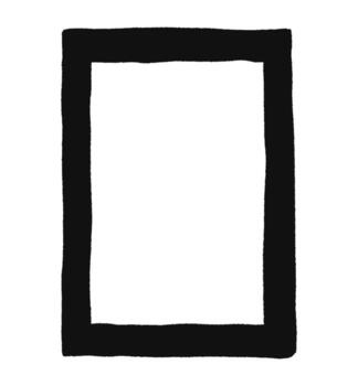 hand drawn frames illustration. Rectangle ornate rough borders set. Vignetting design elements vector