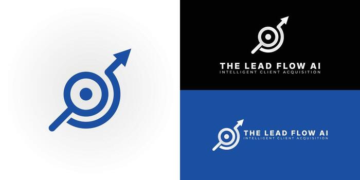 un continuo línea formas un aumentador vaso símbolo con un centrado punto, representando preciso focalización y impulsado por ia búsquedas. el línea curvas hacia arriba simbolizar cliente adquisición y negocio crecimiento. vector